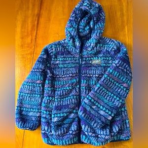 Eddie Bauer children 7/8 zip up fleece hoodie